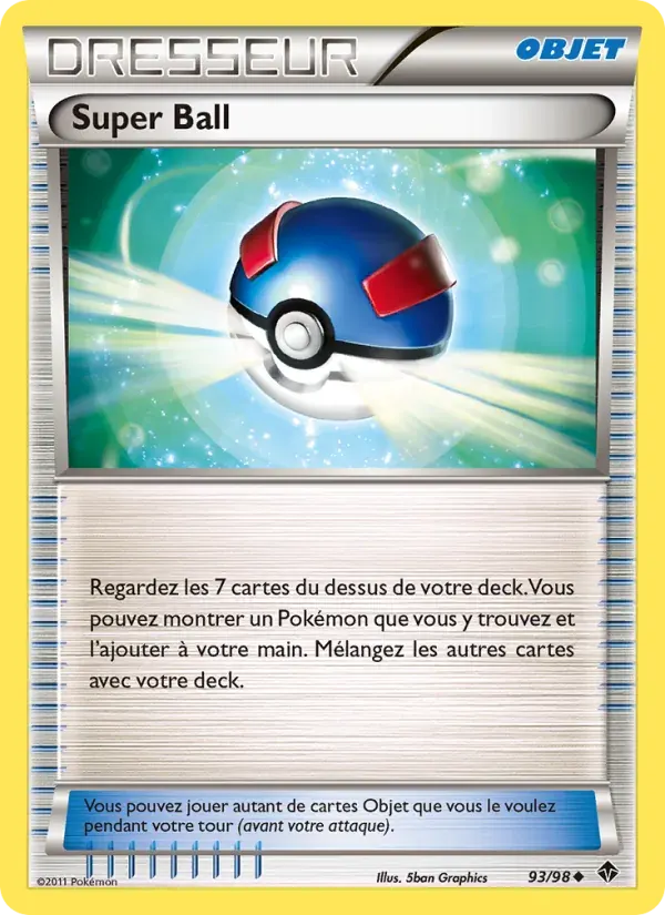 Super Ball — Pouvoirs Émergents 93 French Pokémon card