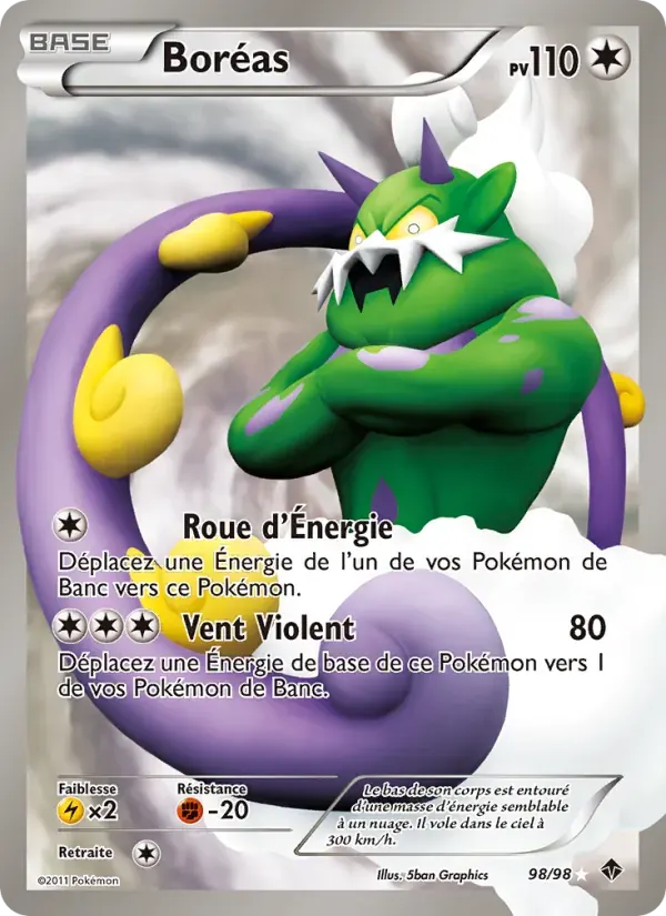 Boréas — Pouvoirs Émergents 98 French Pokémon card