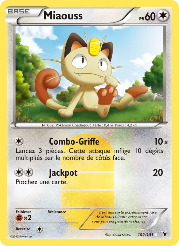 Miaouss — Nobles Victoires 102 French Pokémon card