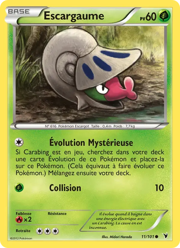 Escargaume — Nobles Victoires 11 French Pokémon card