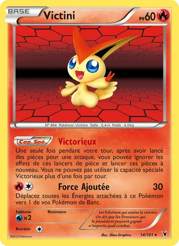 Victini — Nobles Victoires 14 French Pokémon card