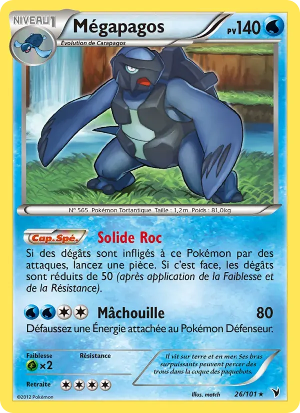 Mégapagos — Nobles Victoires 26 French Pokémon card
