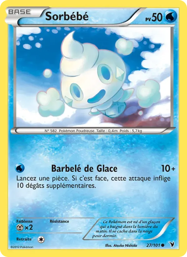 Sorbébé — Nobles Victoires 27 French Pokémon card