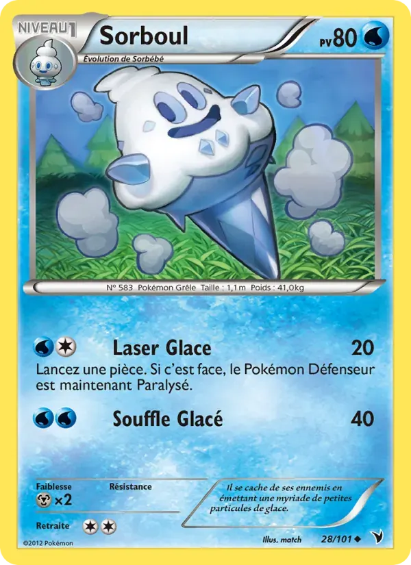 Sorboul — Nobles Victoires 28 French Pokémon card