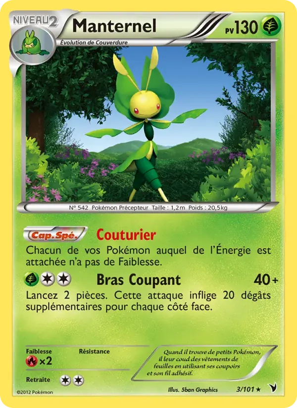 Manternel — Nobles Victoires 3 French Pokémon card