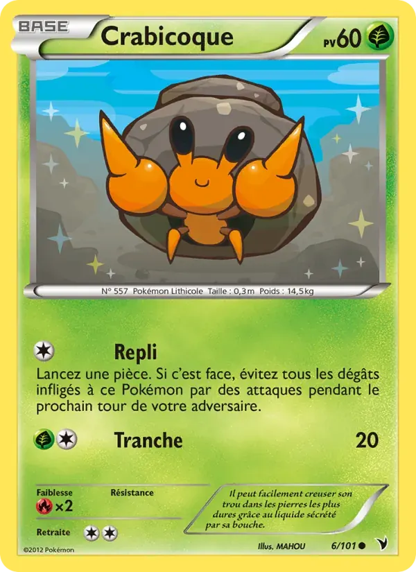 Crabicoque — Nobles Victoires 6 French Pokémon card