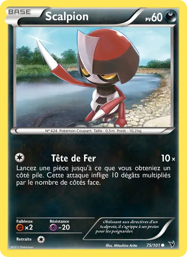 Scalpion — Nobles Victoires 75 French Pokémon card