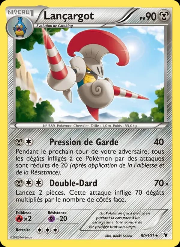 Lançargot — Nobles Victoires 80 French Pokémon card
