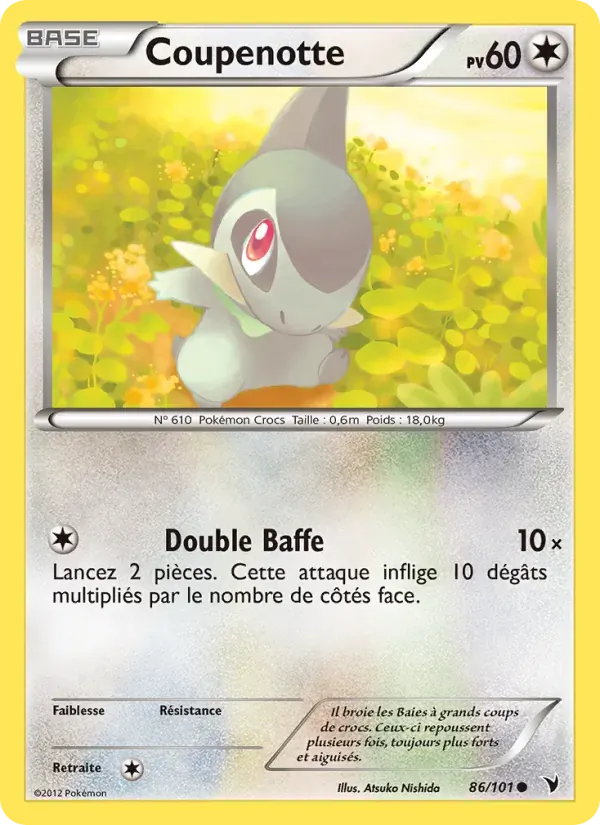 Coupenotte — Nobles Victoires 86 French Pokémon card