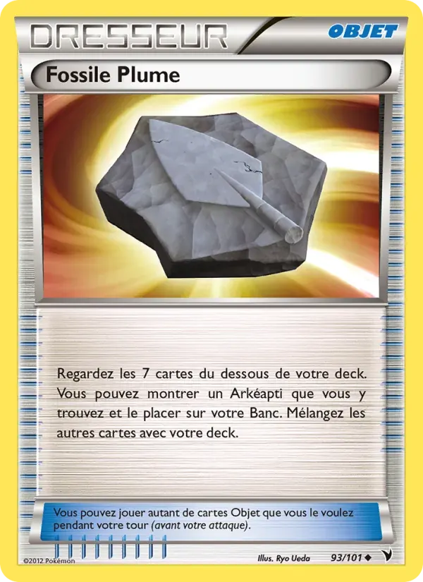 Fossile Plume — Nobles Victoires 93 French Pokémon card