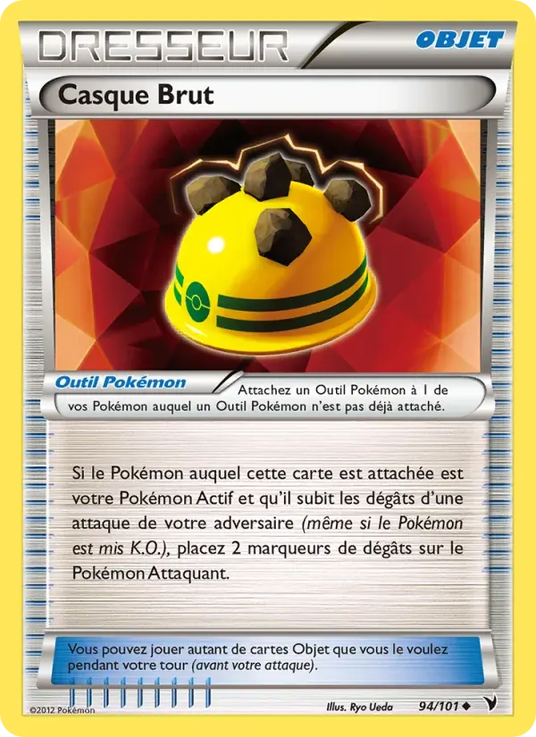 Casque Brut — Nobles Victoires 94 French Pokémon card