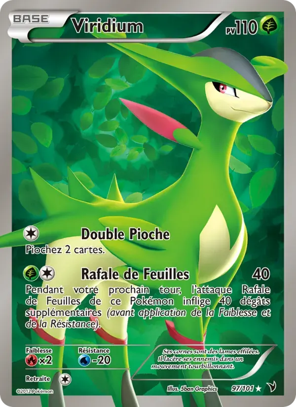 Viridium — Nobles Victoires 97 French Pokémon card