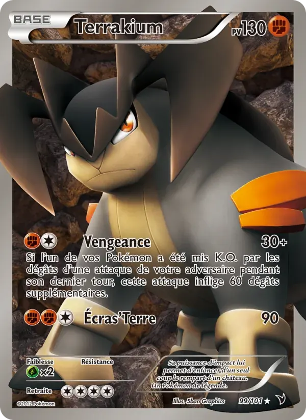 Terrakium — Nobles Victoires 99 French Pokémon card