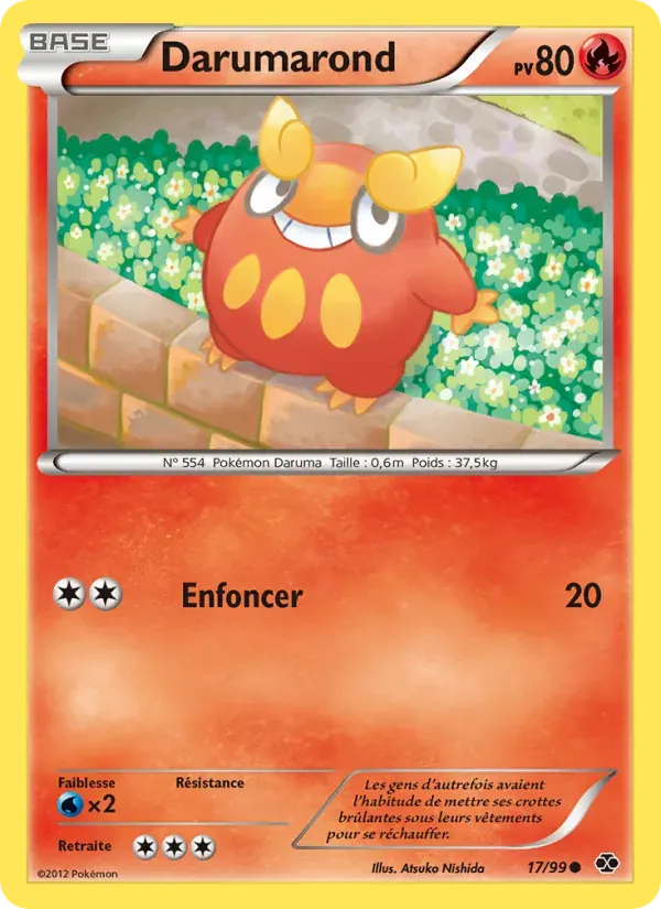 Darumarond — Destinées Futures 17 French Pokémon card