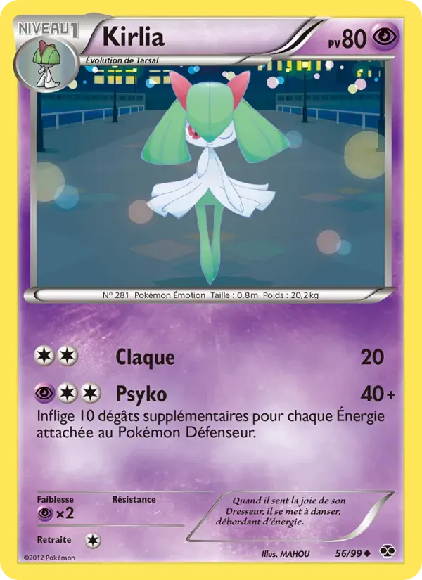 Kirlia — Destinées Futures 56 French Pokémon card