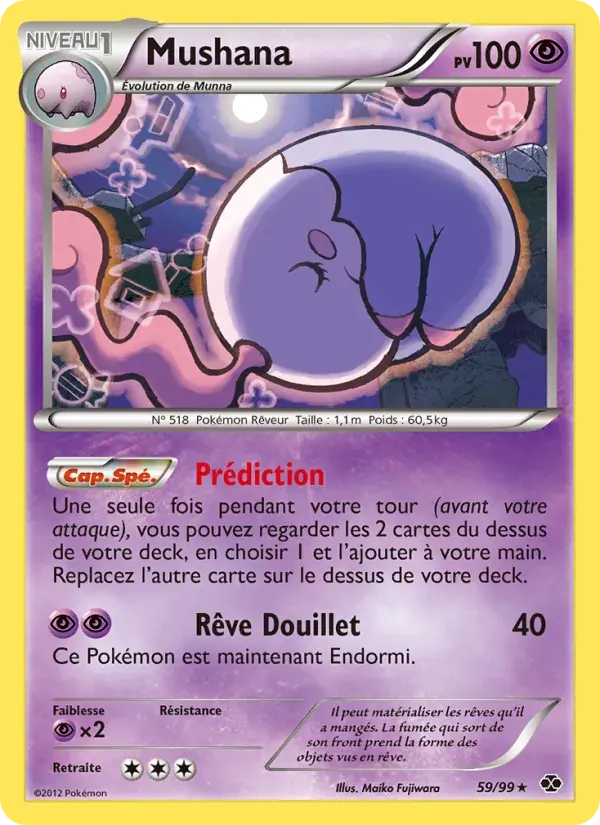 Mushana — Destinées Futures 59 French Pokémon card