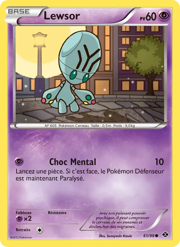 Lewsor — Destinées Futures 61 French Pokémon card