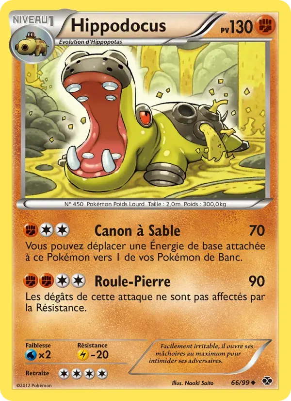 Hippodocus — Destinées Futures 66 French Pokémon card
