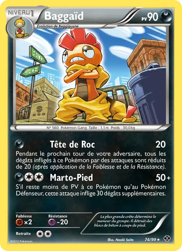 Baggaïd — Destinées Futures 74 French Pokémon card