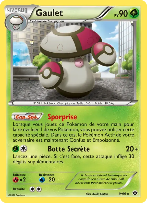 Gaulet — Destinées Futures 9 French Pokémon card