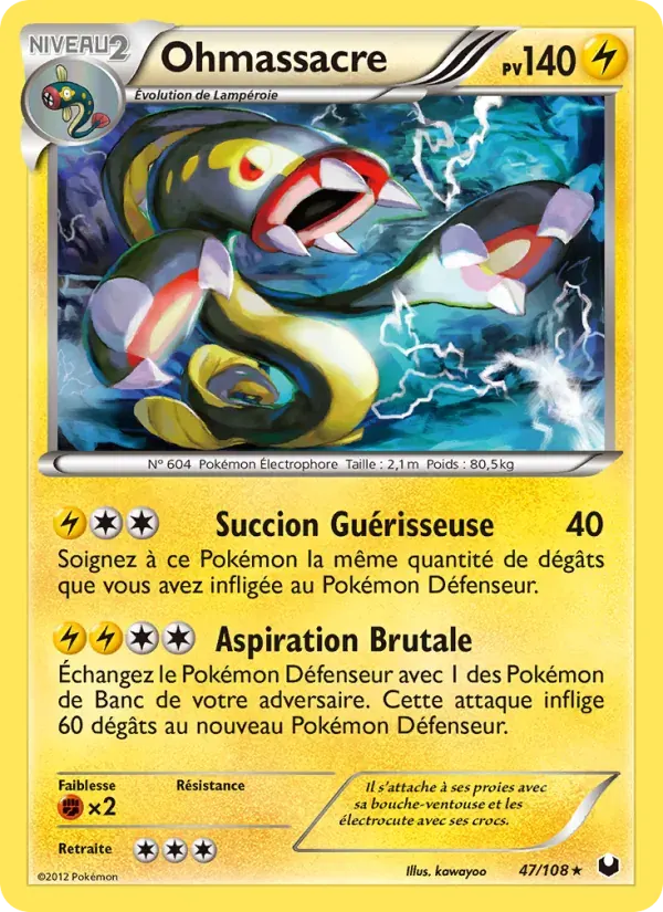 Ohmassacre — Explorateurs Obscurs 47 French Pokémon card