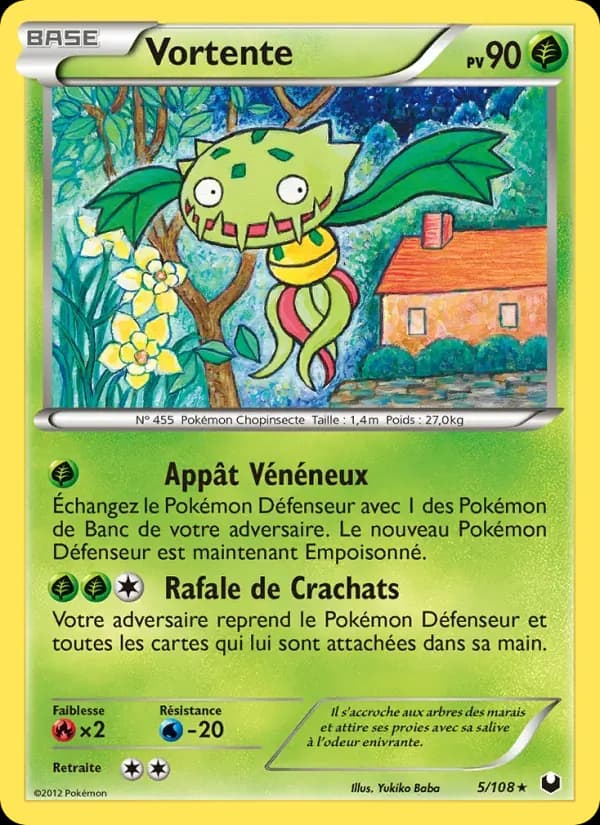 Vortente — Explorateurs Obscurs 5 French Pokémon card