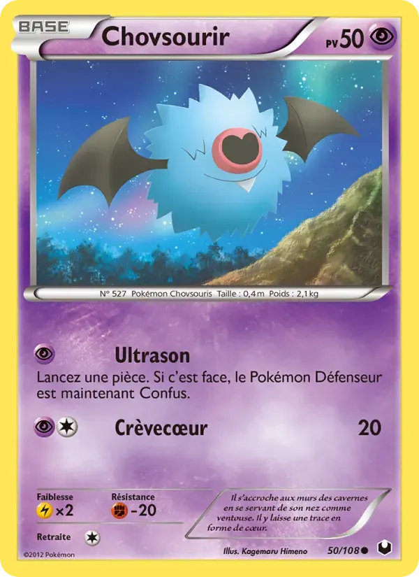Chovsourir — Explorateurs Obscurs 50 French Pokémon card