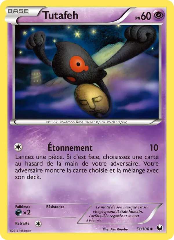 Tutafeh — Explorateurs Obscurs 51 French Pokémon card