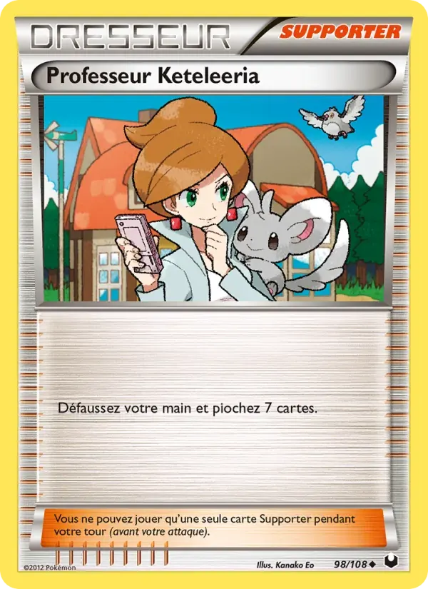 Professeur Keteleeria — Explorateurs Obscurs 98 French Pokémon card