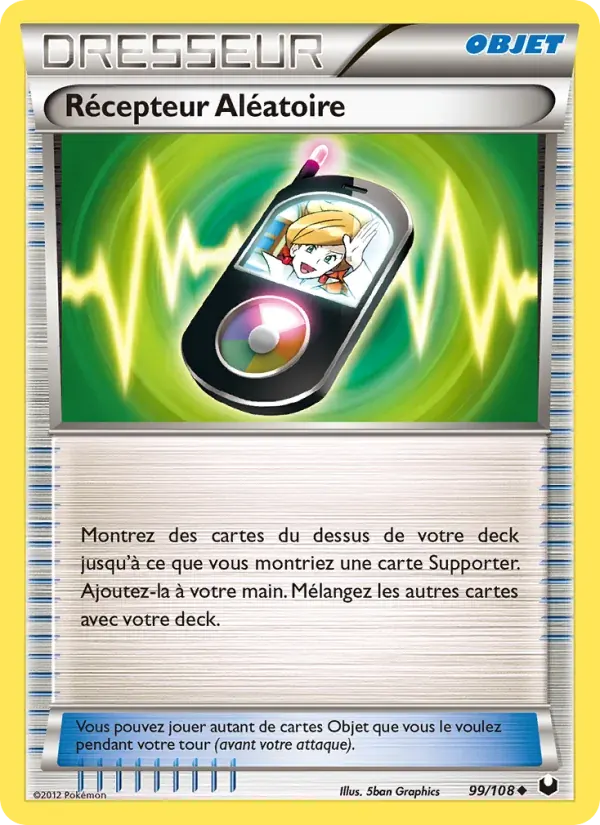 Récepteur Aléatoire — Explorateurs Obscurs 99 French Pokémon card