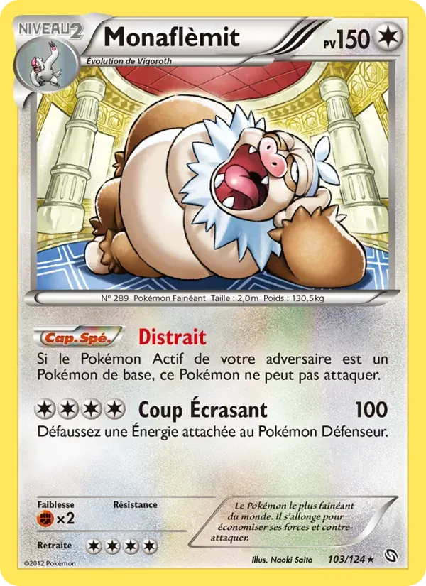 Monaflèmit — Dragons Éxaltés 103 French Pokémon card