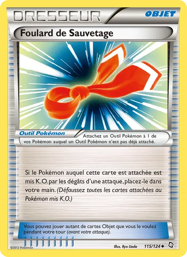 Foulard de Sauvetage — Dragons Éxaltés 115 French Pokémon card
