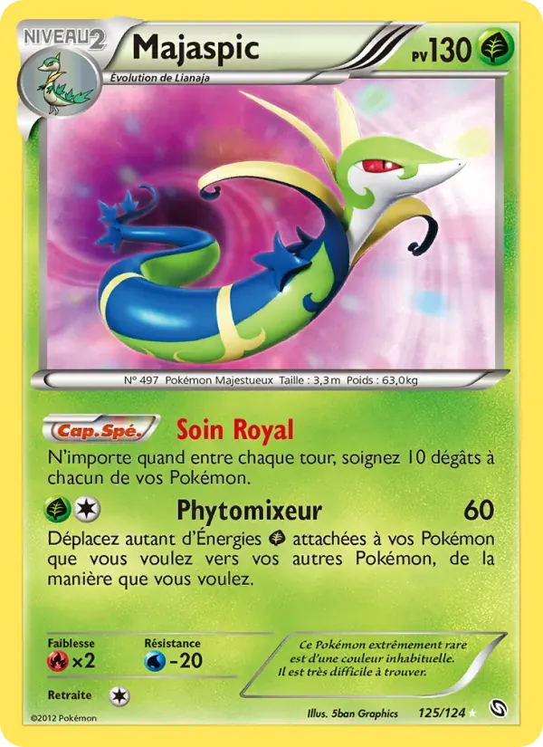 Majaspic — Dragons Éxaltés 125 French Pokémon card