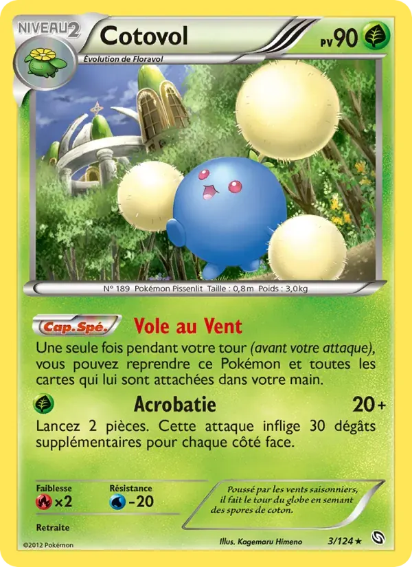 Cotovol — Dragons Éxaltés 3 French Pokémon card