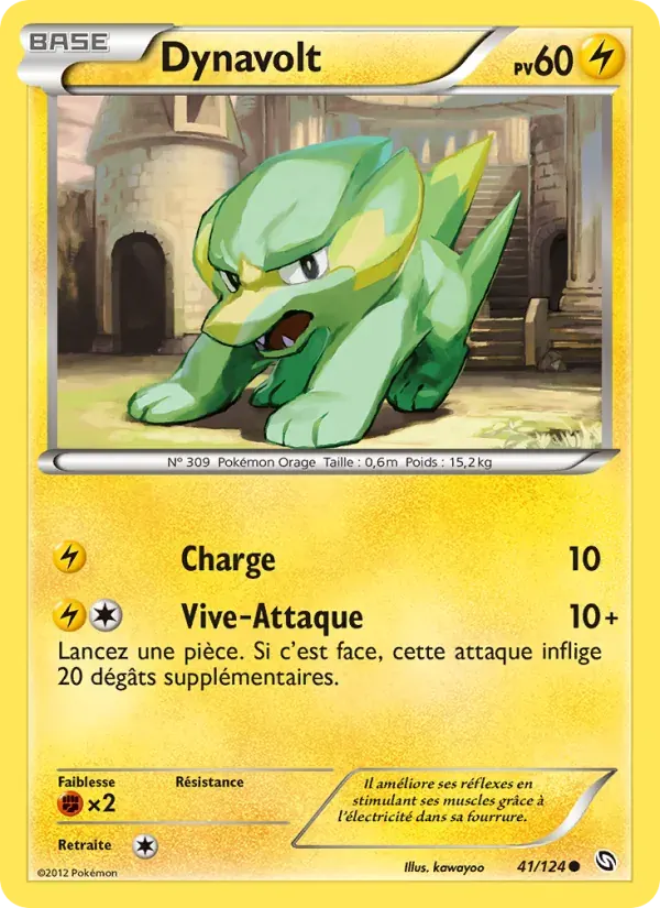 Dynavolt — Dragons Éxaltés 41 French Pokémon card
