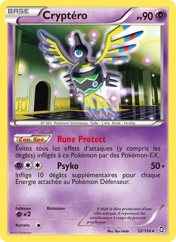 Cryptéro — Dragons Éxaltés 52 French Pokémon card