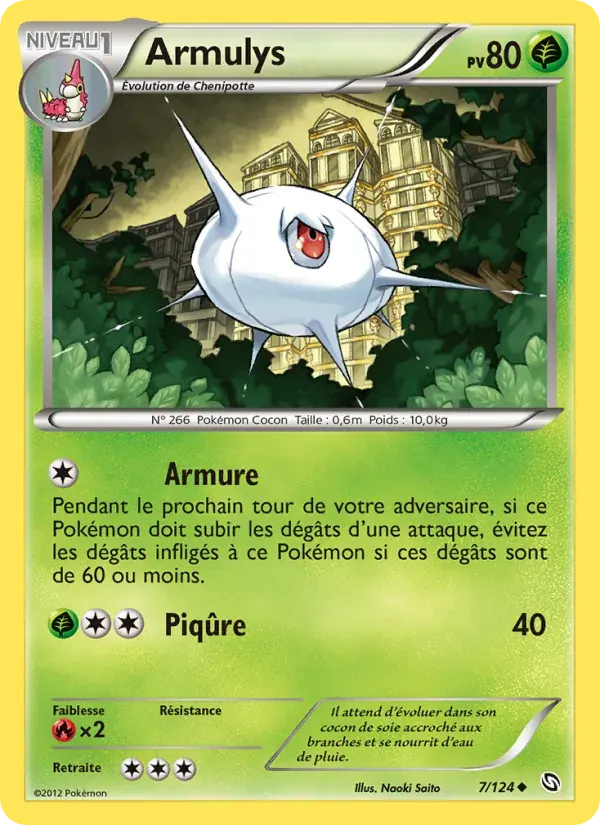 Armulys — Dragons Éxaltés 7 French Pokémon card