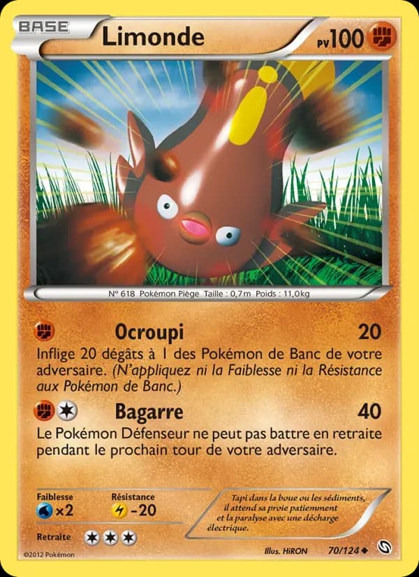 Limonde — Dragons Éxaltés 70 French Pokémon card