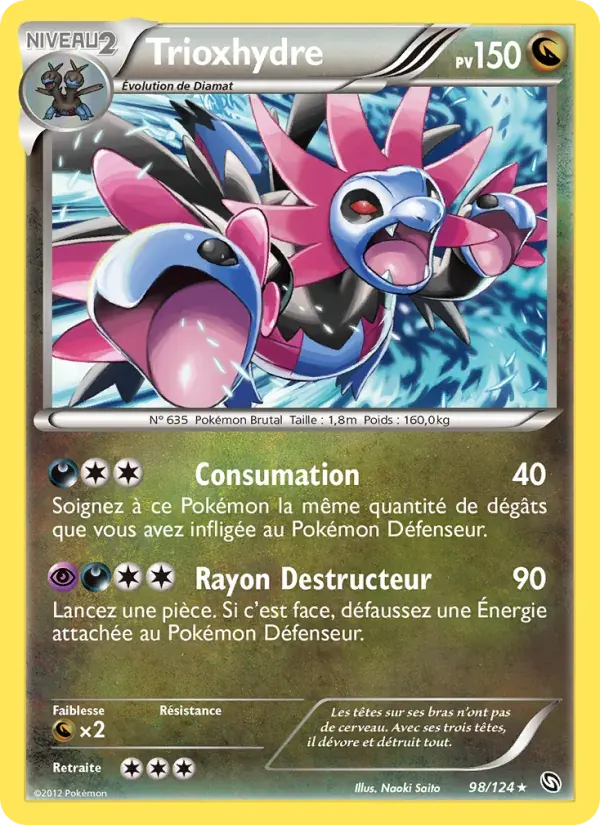 Trioxhydre — Dragons Éxaltés 98 French Pokémon card