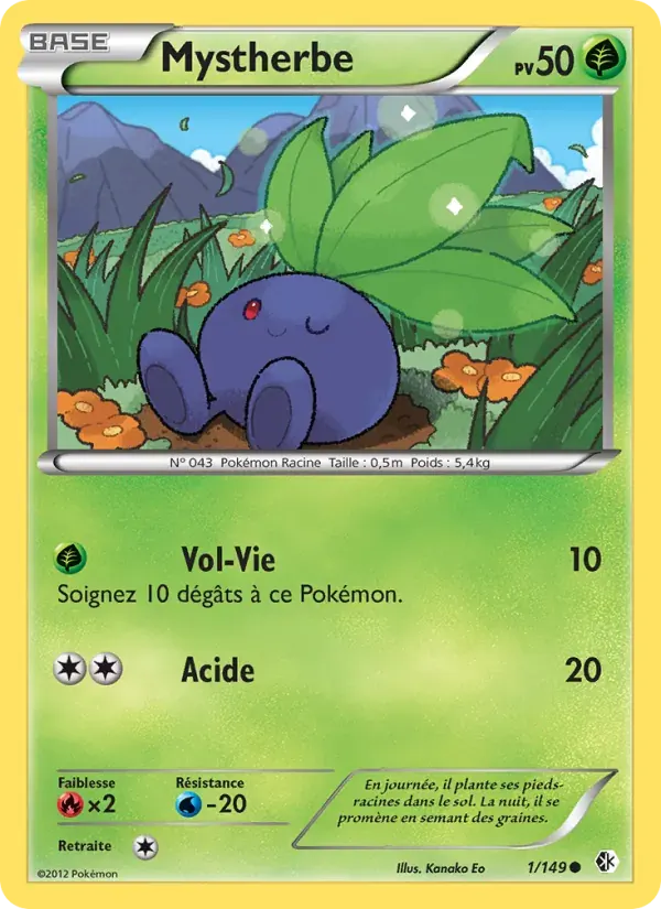 Mystherbe — Frontières Franchies 1 French Pokémon card