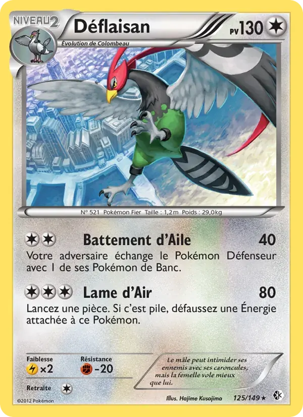 Déflaisan — Frontières Franchies 125 French Pokémon card