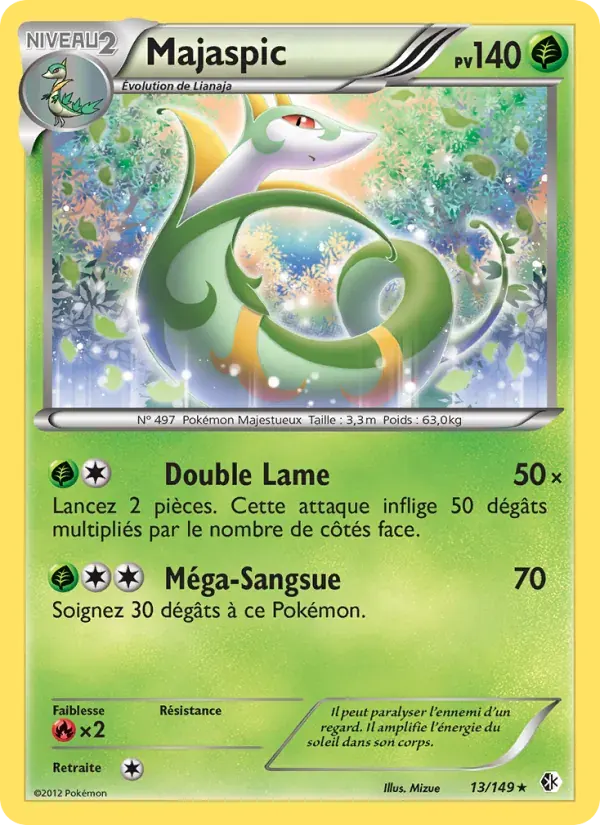Majaspic — Frontières Franchies 13 French Pokémon card