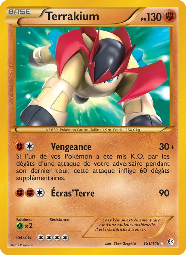 Terrakium — Frontières Franchies 151 French Pokémon card