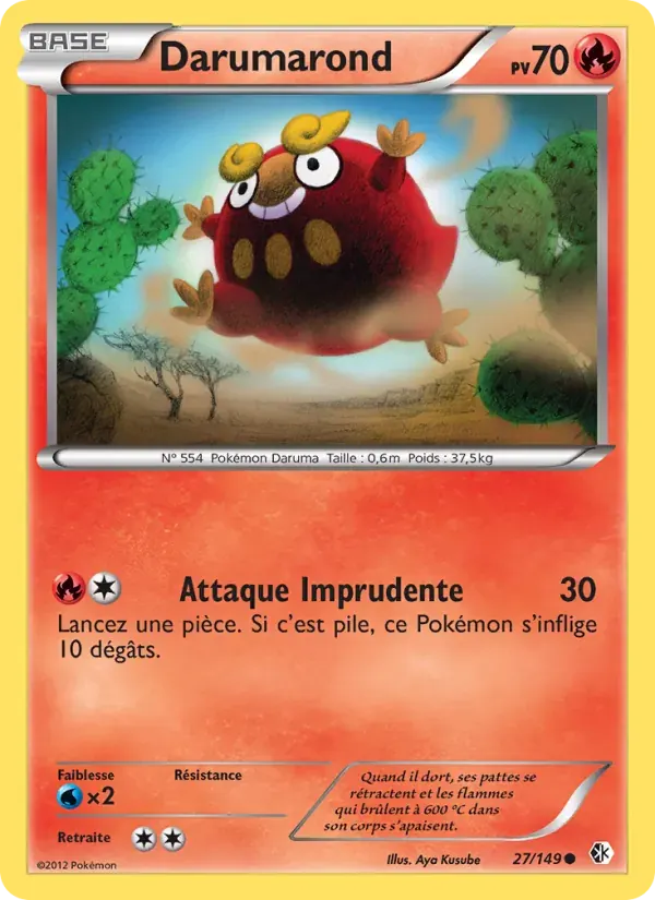 Darumarond — Frontières Franchies 27 French Pokémon card