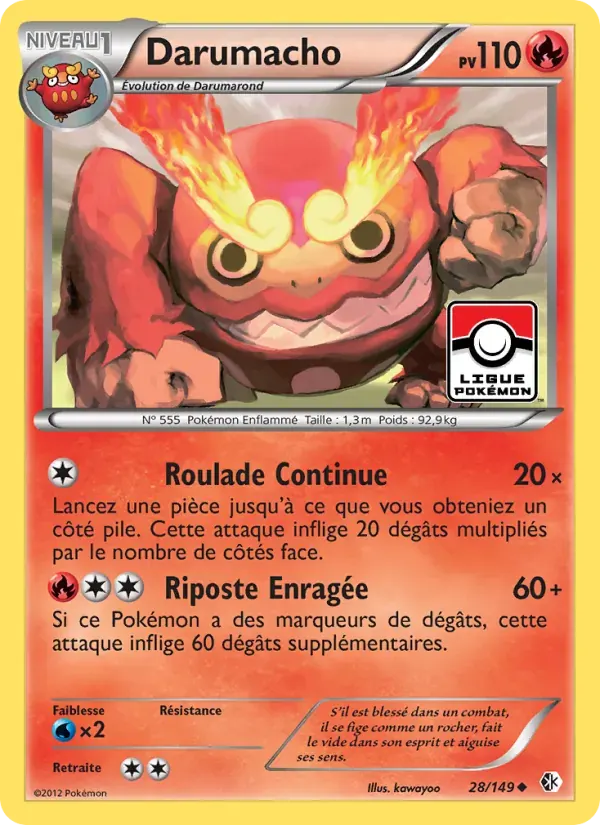 Darumacho — Frontières Franchies 28 French Pokémon card