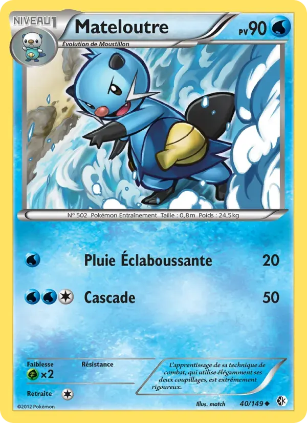 Mateloutre — Frontières Franchies 40 French Pokémon card