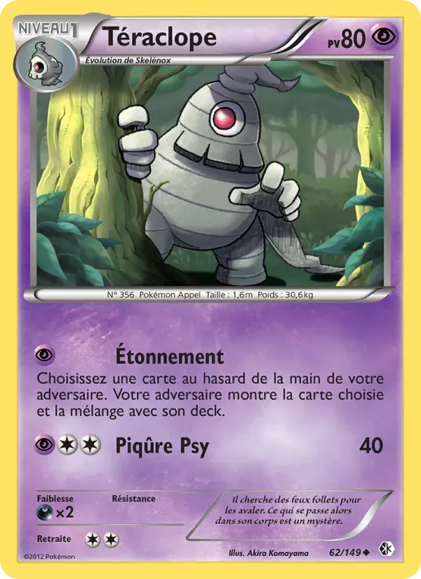 Téraclope — Frontières Franchies 62 French Pokémon card