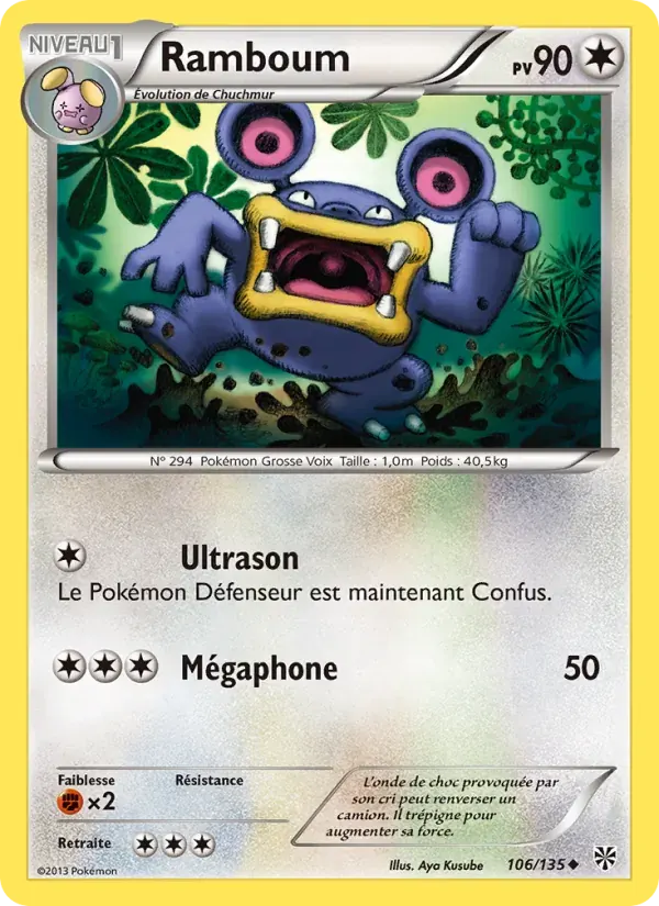 Ramboum — Tempète Plasma 106 French Pokémon card