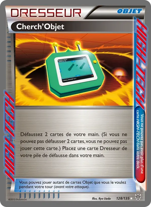 Cherch’Objet — Tempète Plasma 128 French Pokémon card