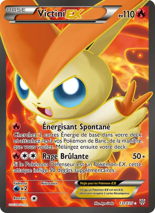 Victini-EX — Tempète Plasma 131 French Pokémon card